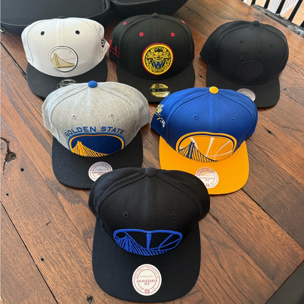 Mitchell & Ness, NBA Golden State Warriors Snapbacks Hats